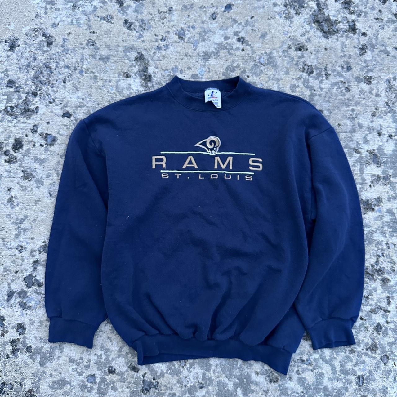 Logo Athletic Men's Sweater - Navy - XL