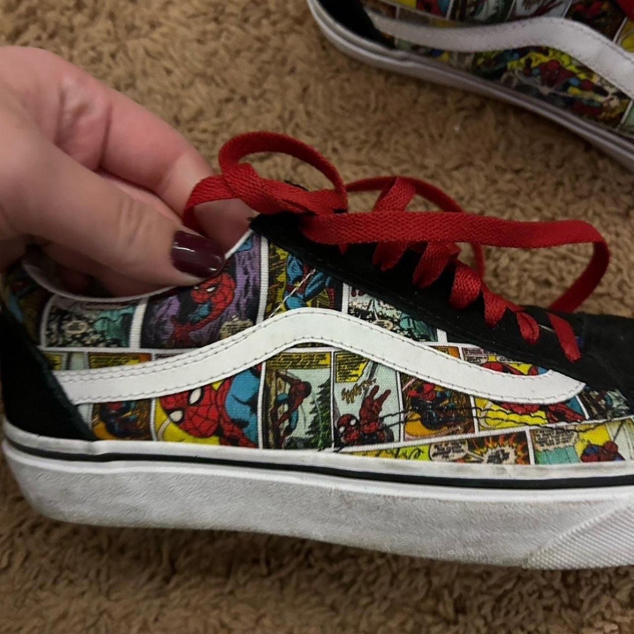 Spiderman vans fashion womens