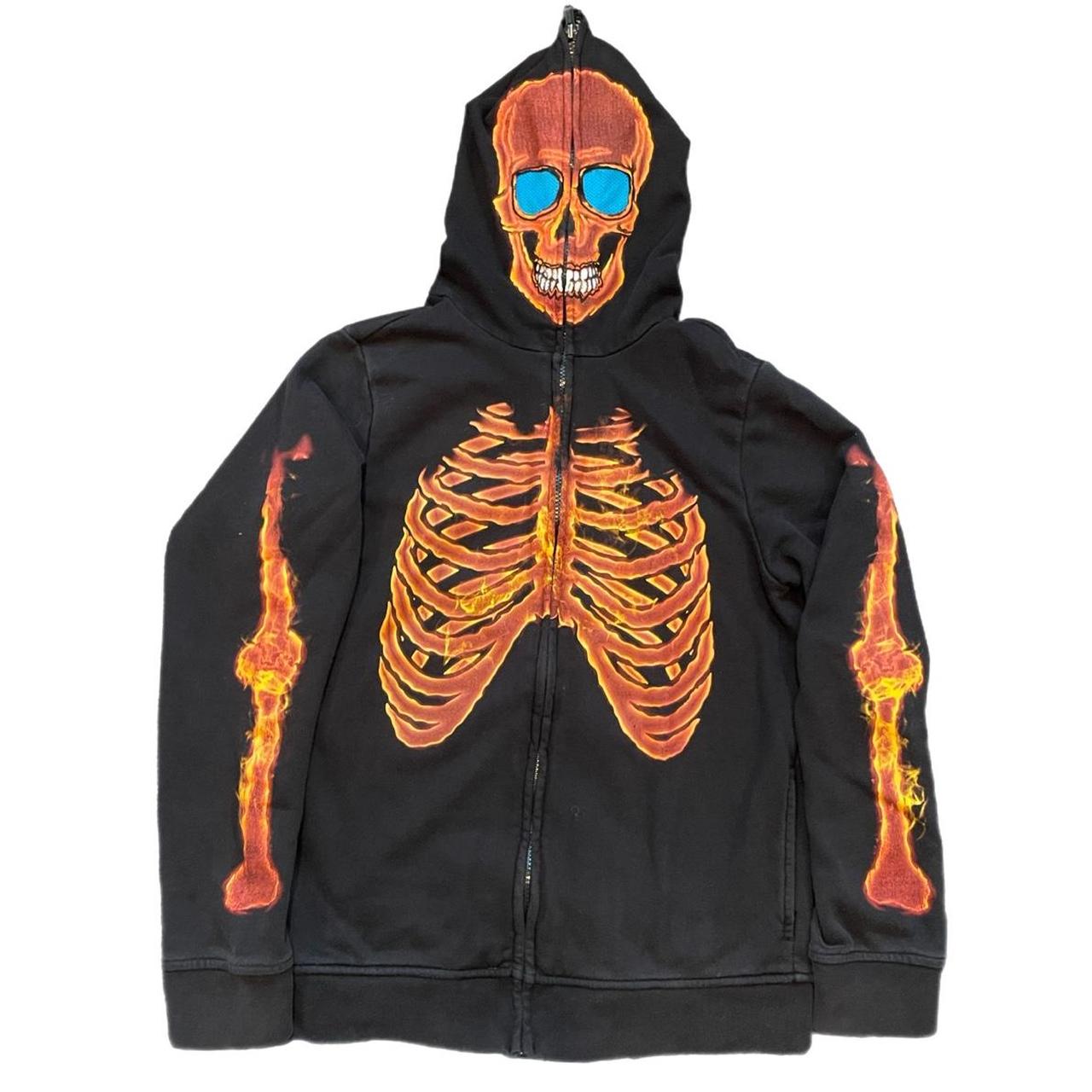 Tony hawk skeleton hoodie sale