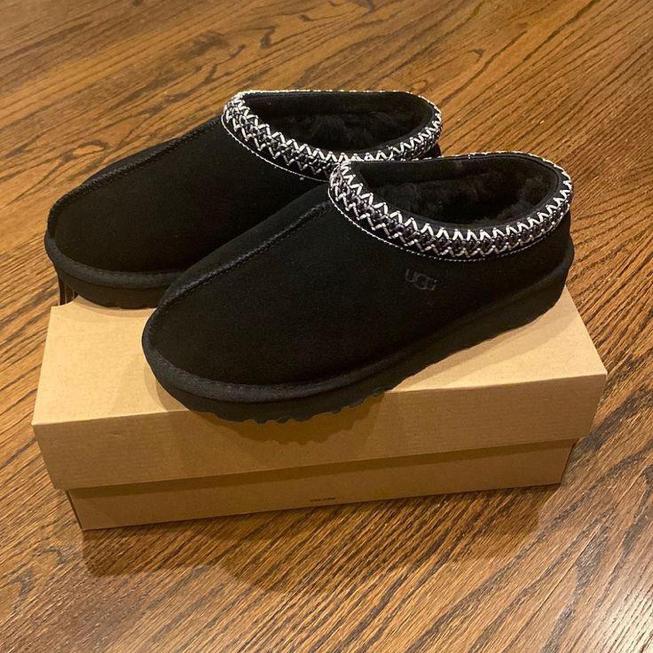 Black Tasman Ugg Slippers / Size 7/8 / Perfect... Depop
