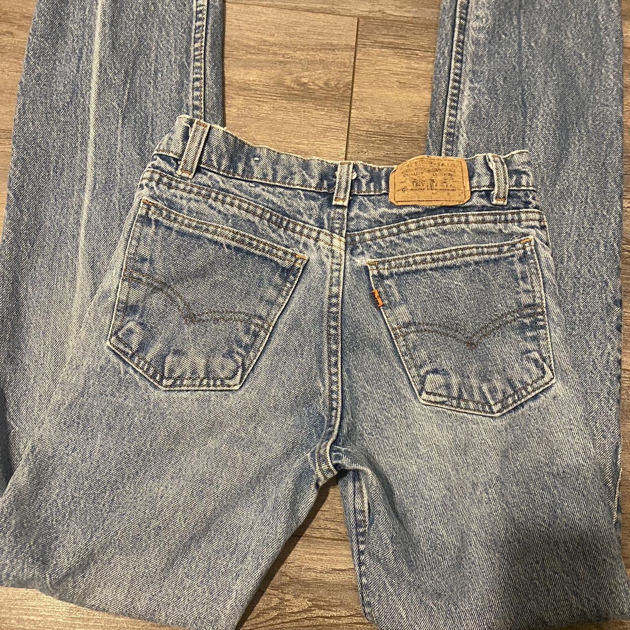 Vintage orange outlet tab levis