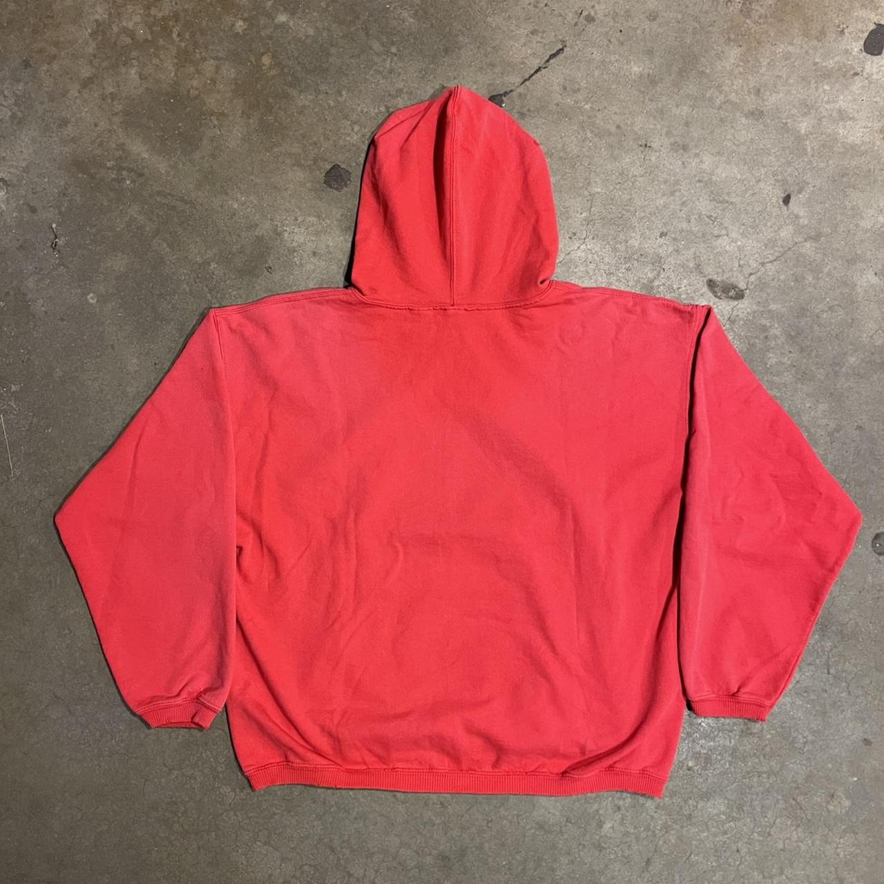 Marlboro Men's Red and Burgundy Hoodie | Depop