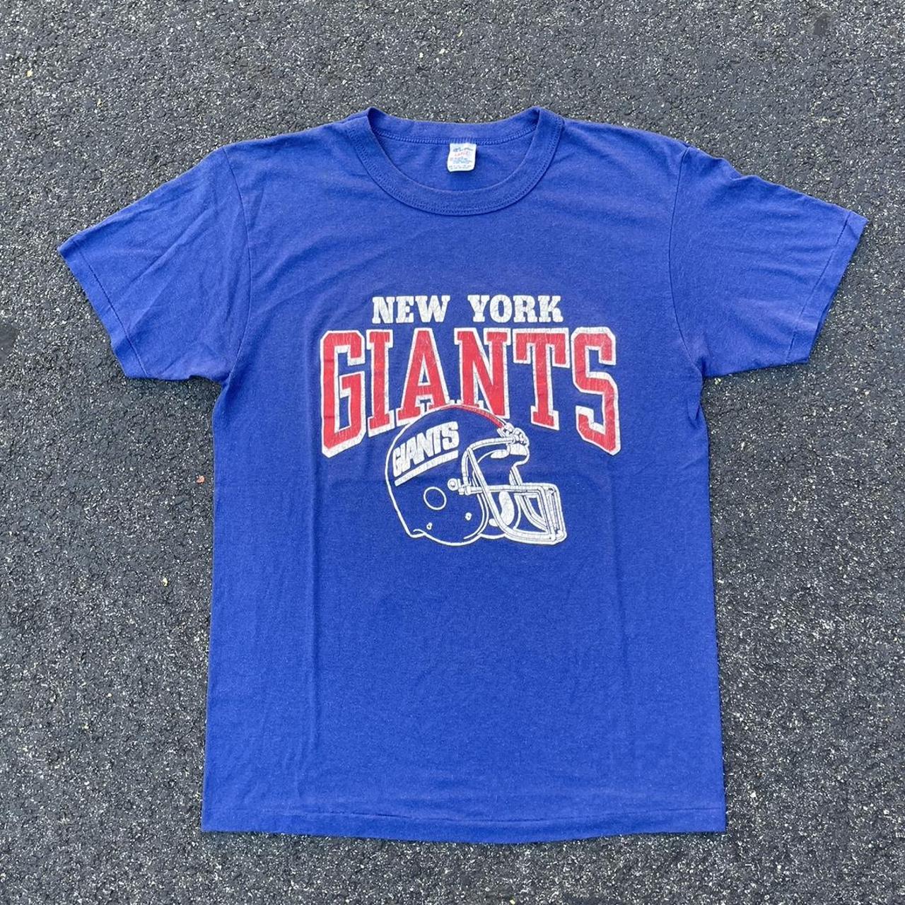 Vintage New York Giants T-shirt Really cool tee - Depop