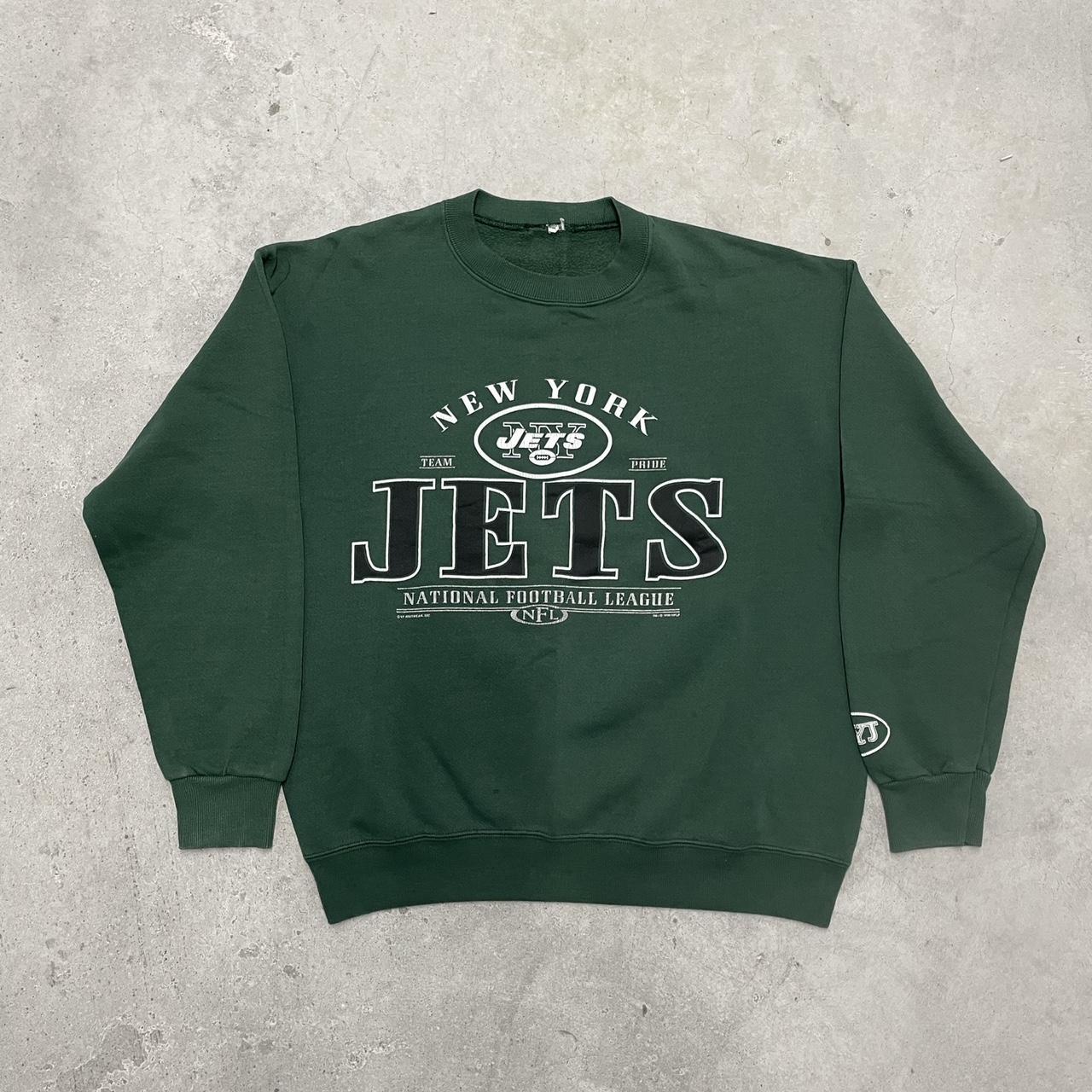 Vintage 1999 New York Jets Crewneck... - Depop