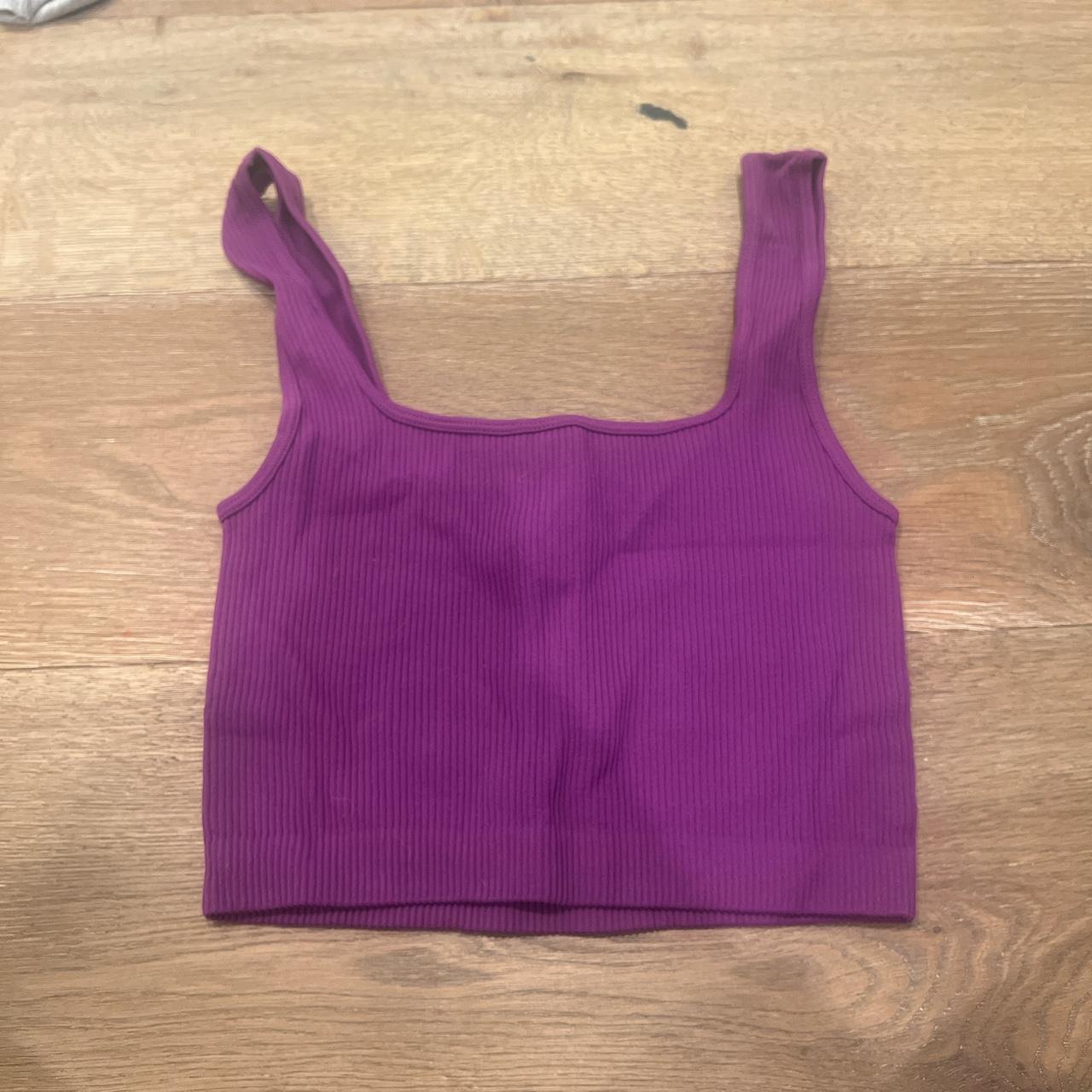 Zara ribbed tank Size-xs/s - Depop