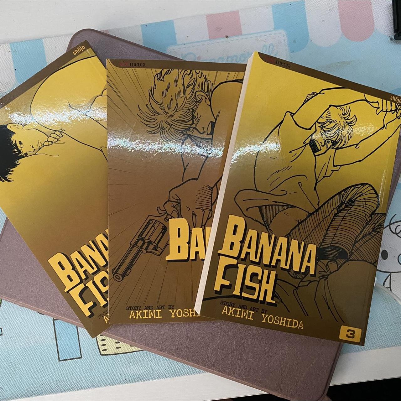 banana fish manga 1-3, listing includes all three of... - Depop