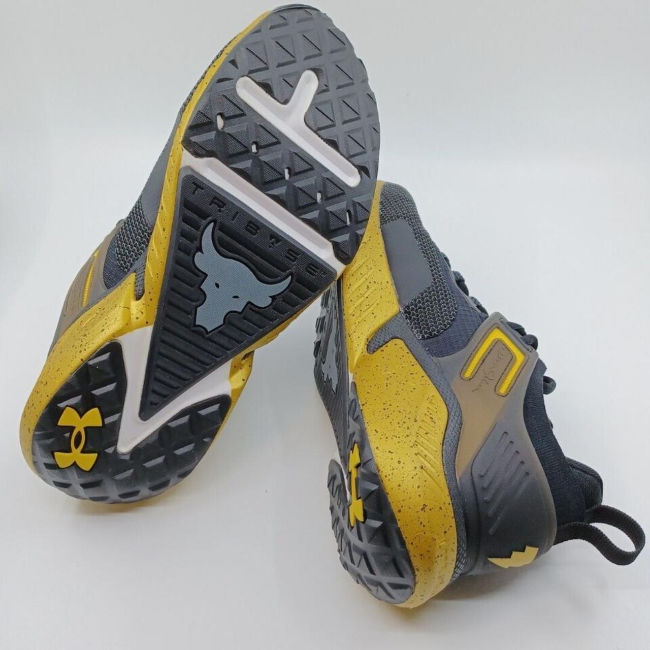 Under Armour Project Rock 5 Black Adam Sneakers Shoes US Size M8.5