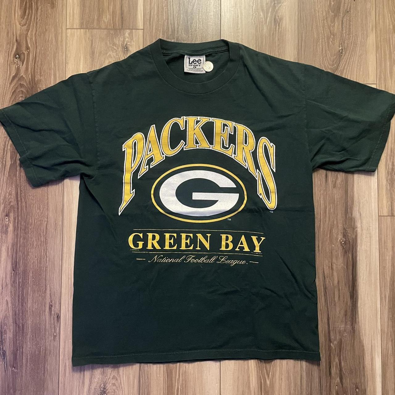 Vintage 1996 Lee Sport Green Bay Packer - Depop