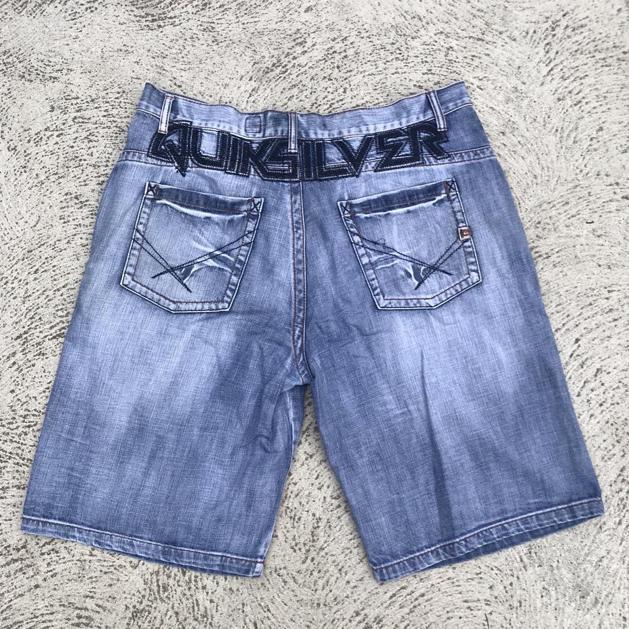 Quiksilver vintage jean shorts Size 38” Not rlly... Depop