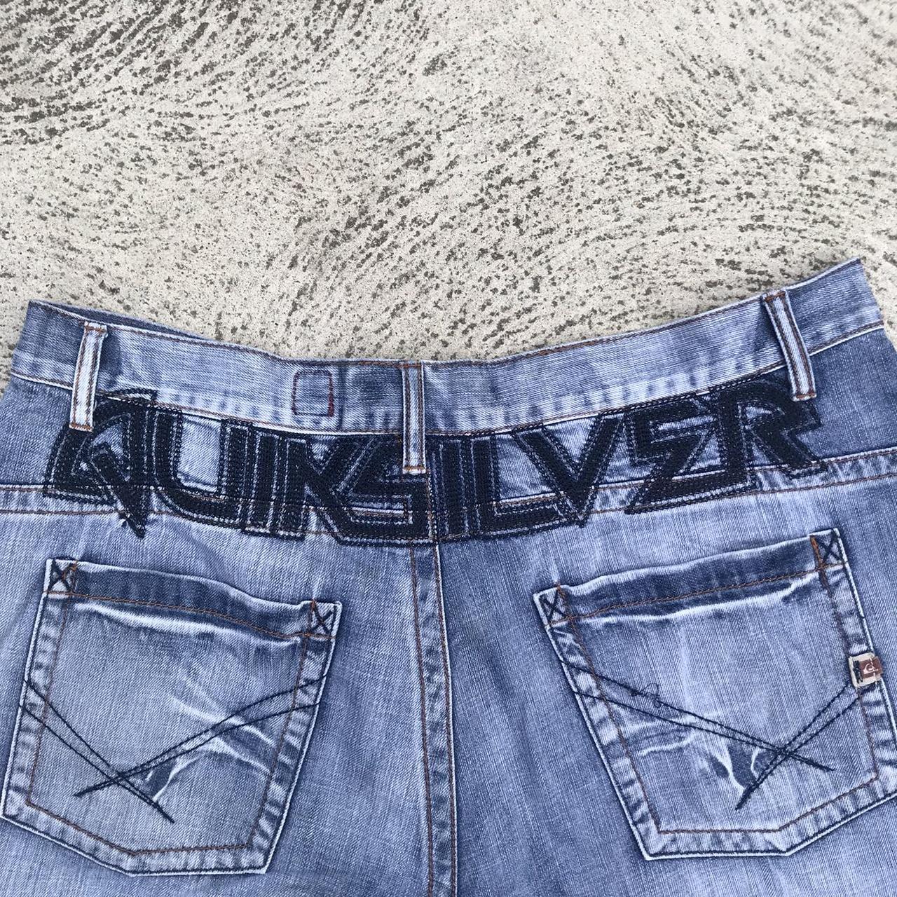 Quiksilver vintage jean shorts Size 38” Not rlly... Depop