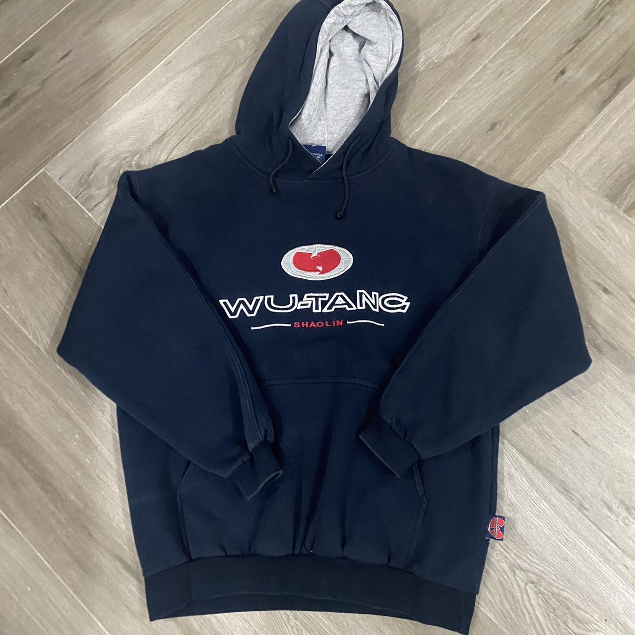Wu Wear Men's Navy and Red Hoodie