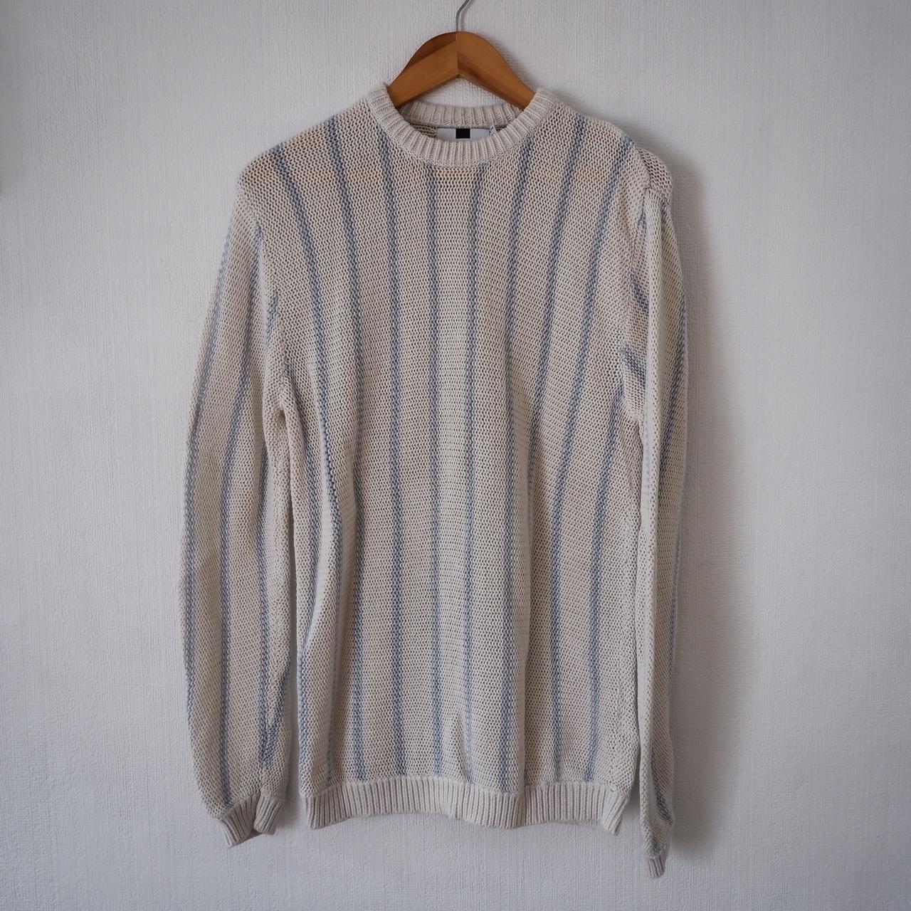 Topman Vertical Stripe Jumper S - Depop