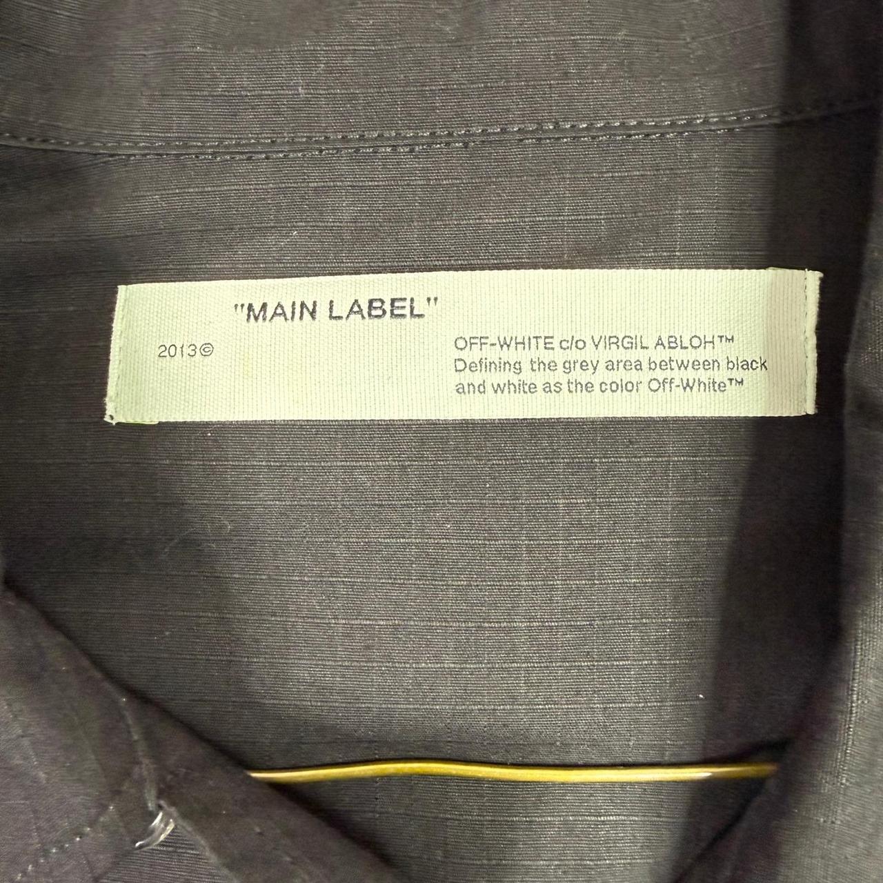 Off-White Men's Lightweight Jacket - Black/Blue –… - image 4