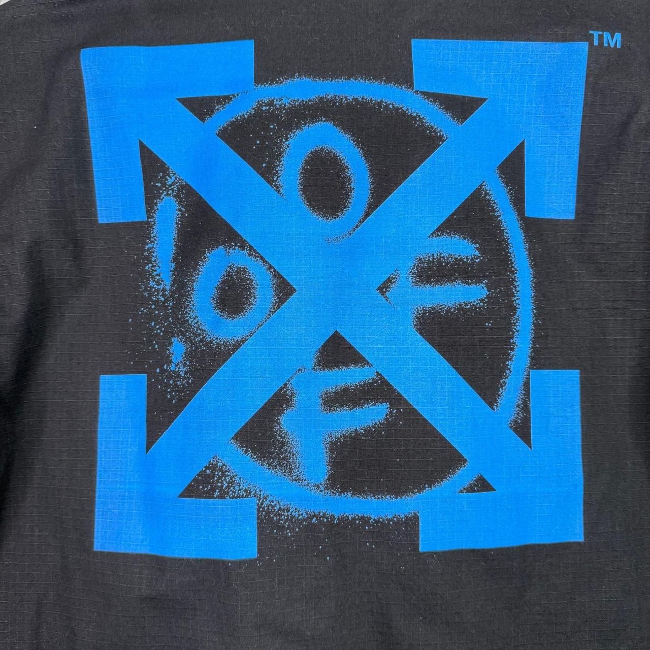 Off-White Men's Lightweight Jacket - Black/Blue –… - image 8