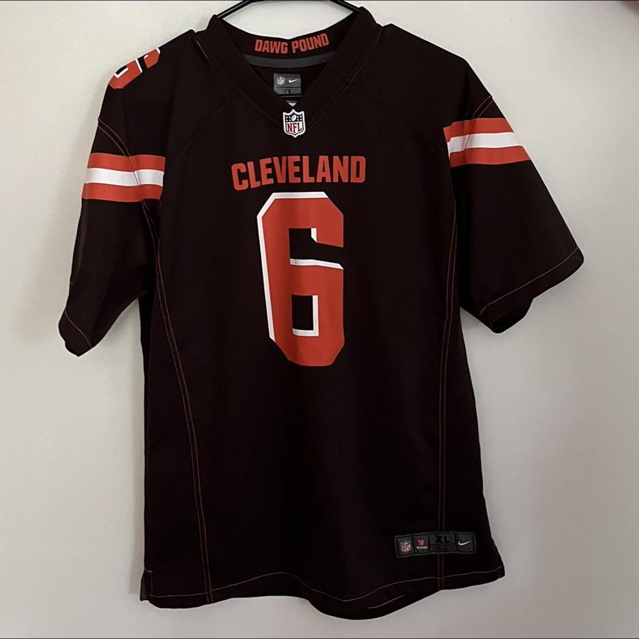 Cleveland Browns Baker Mayfield Jersey T-Shirt. Fits - Depop