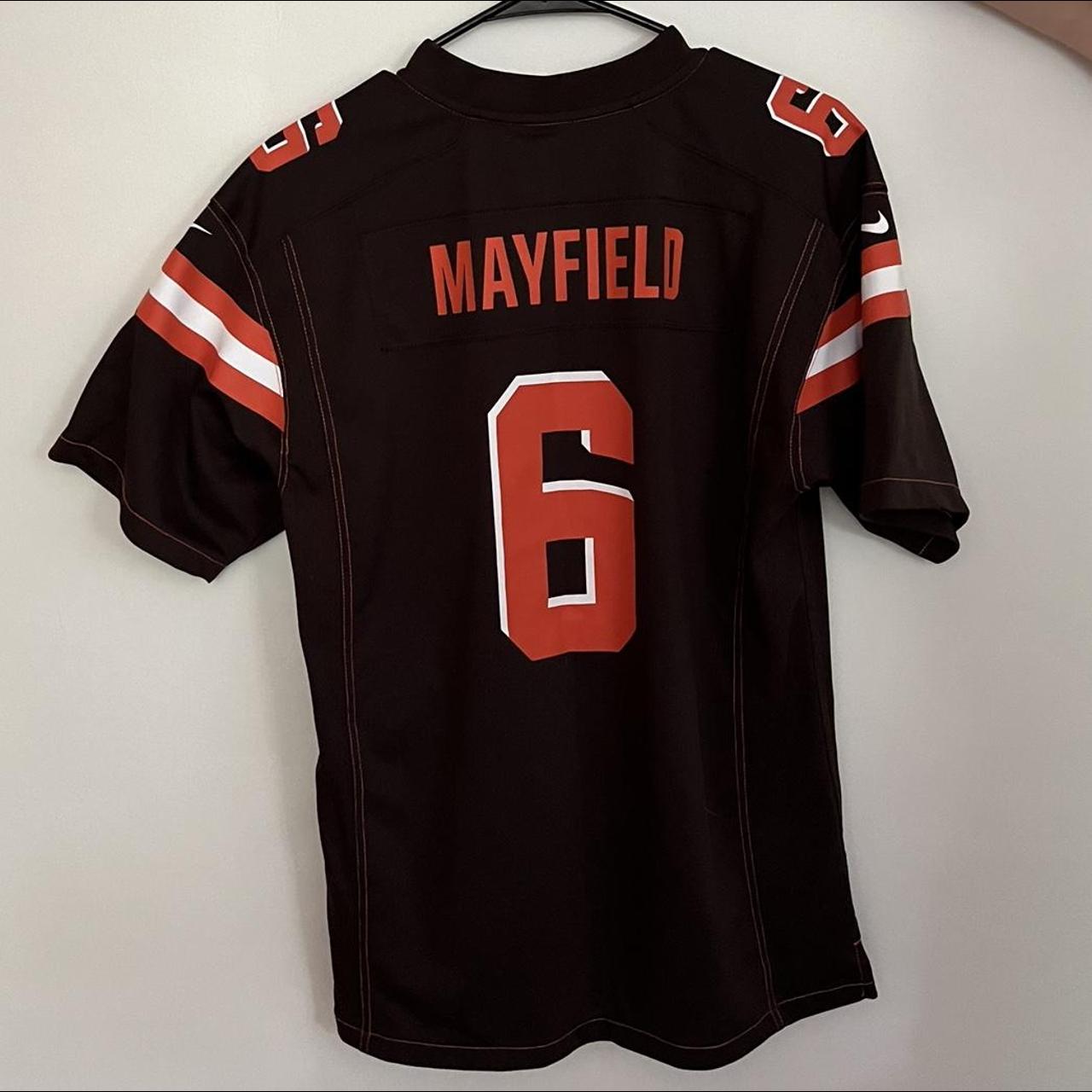 Cleveland Browns Baker Mayfield Jersey T-Shirt. Fits - Depop