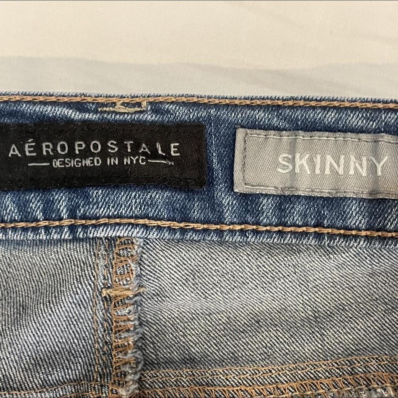 aeropostale low waisted skinny jeans very cute and... - Depop