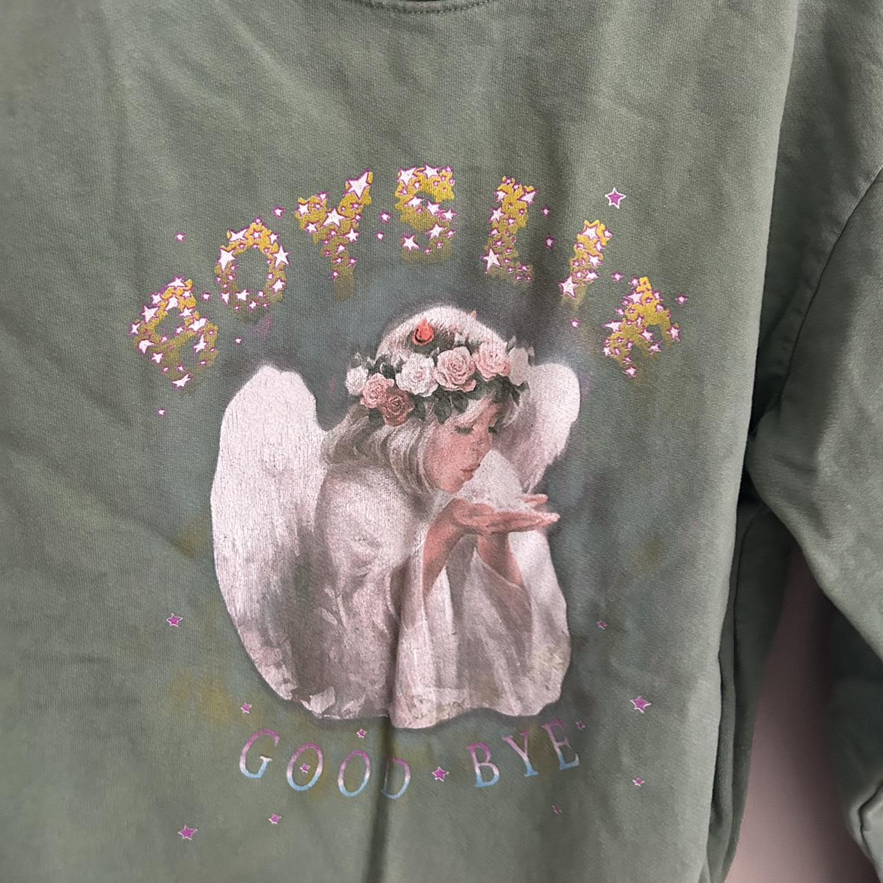 Boys lie crewneck💚 so adorable only worn a couple times Depop