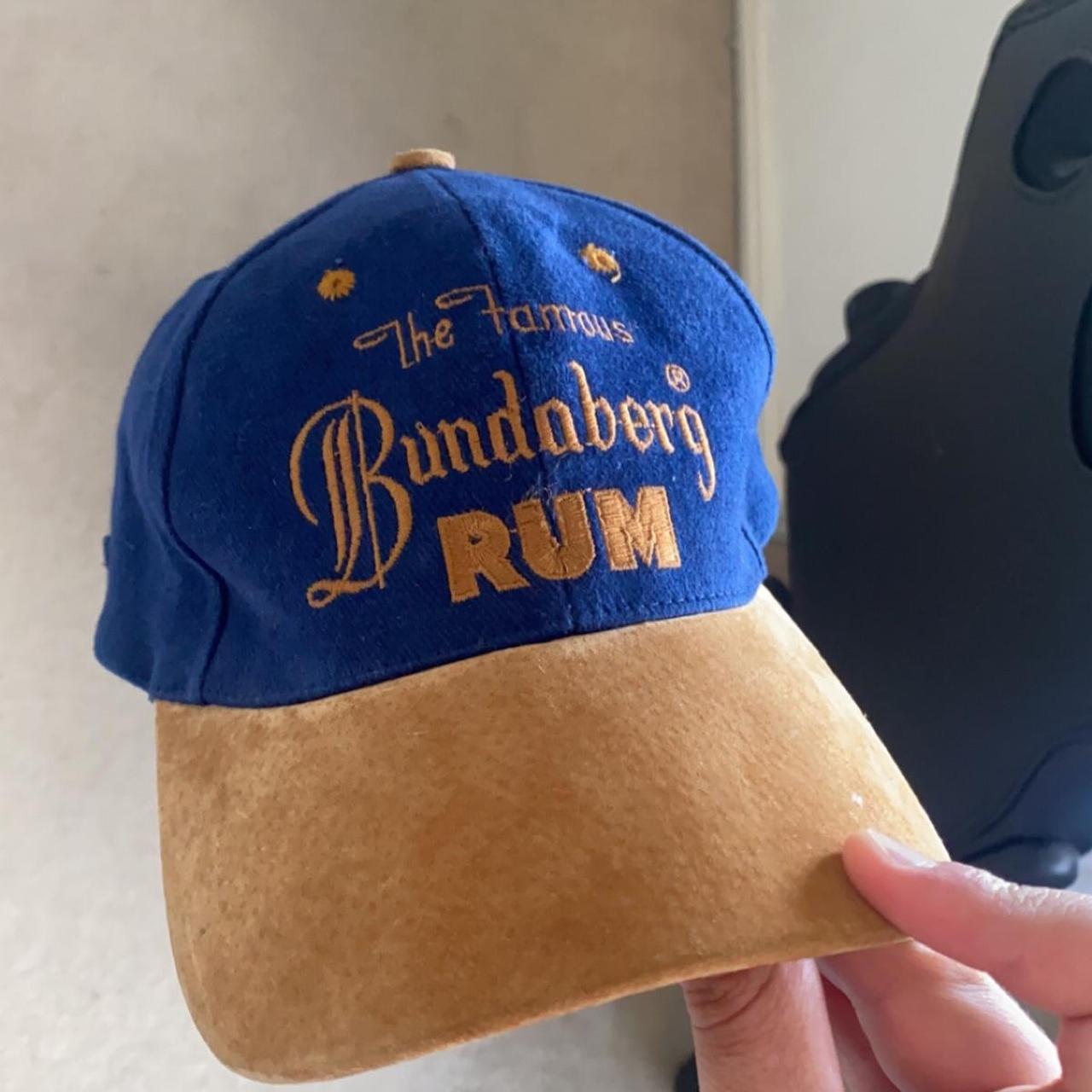 Men's Blue and Brown Hat Depop