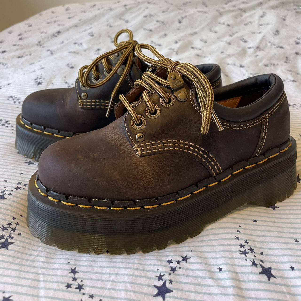 Doc Martens 8053 QUAD II CRAZY HORSE LEATHER... - Depop