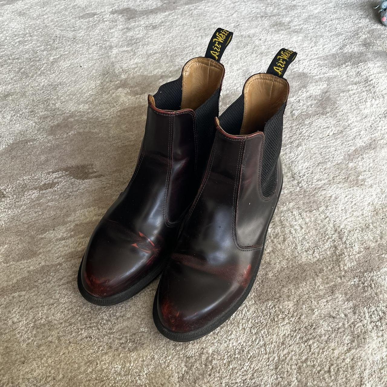Dr. Martens Women's Brown and Red Boots