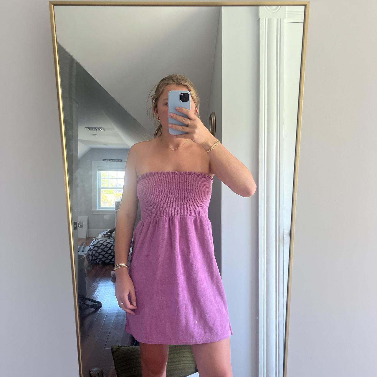 LA Hearts Pacsun pinkish purple towel dress