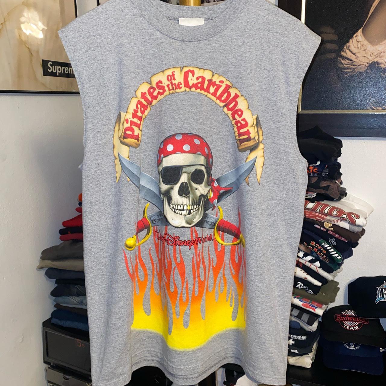 Y2K Disney Pirates of the Caribbean movie tank top... - Depop