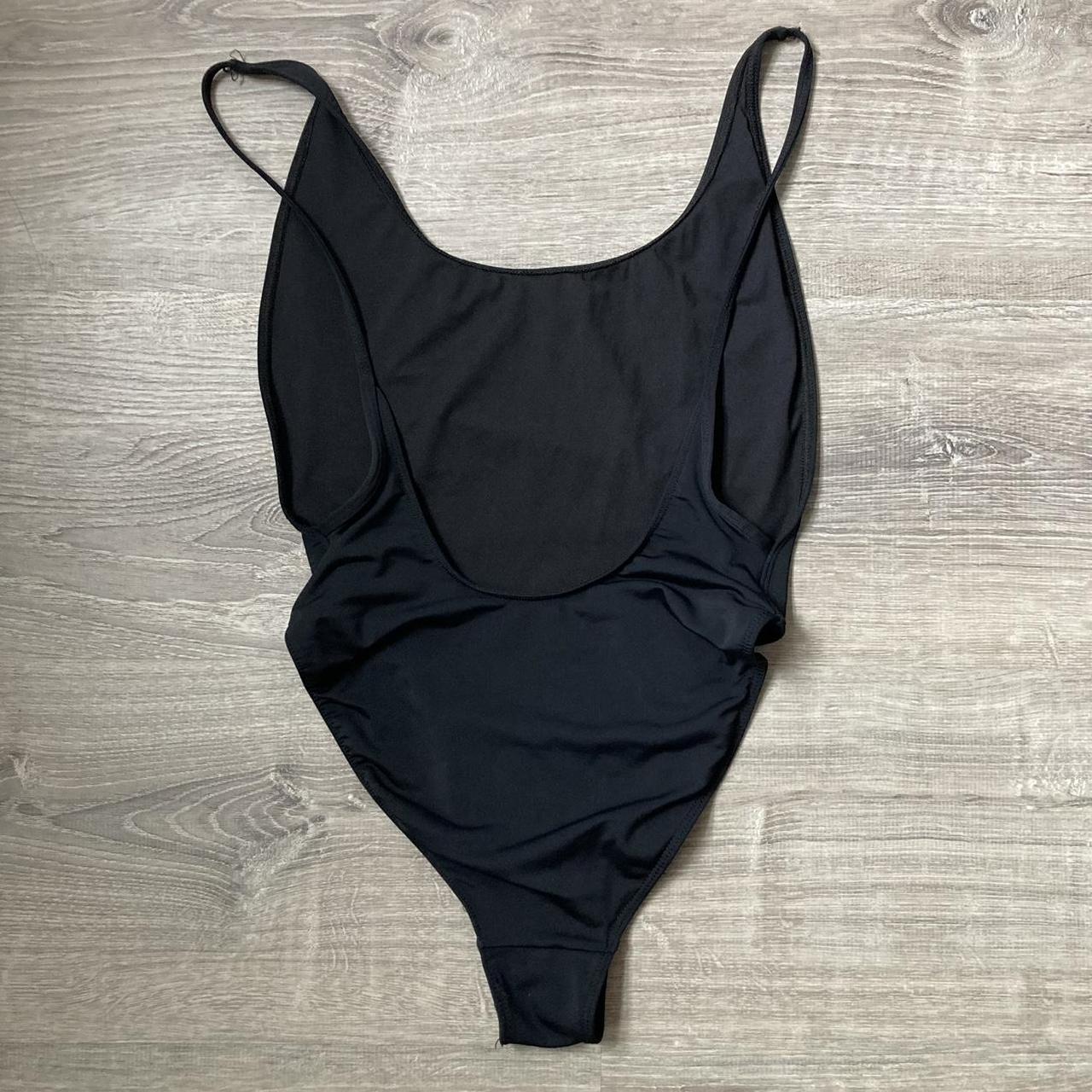 American Apparel Women's Black Swimsuit-one-piece (2)