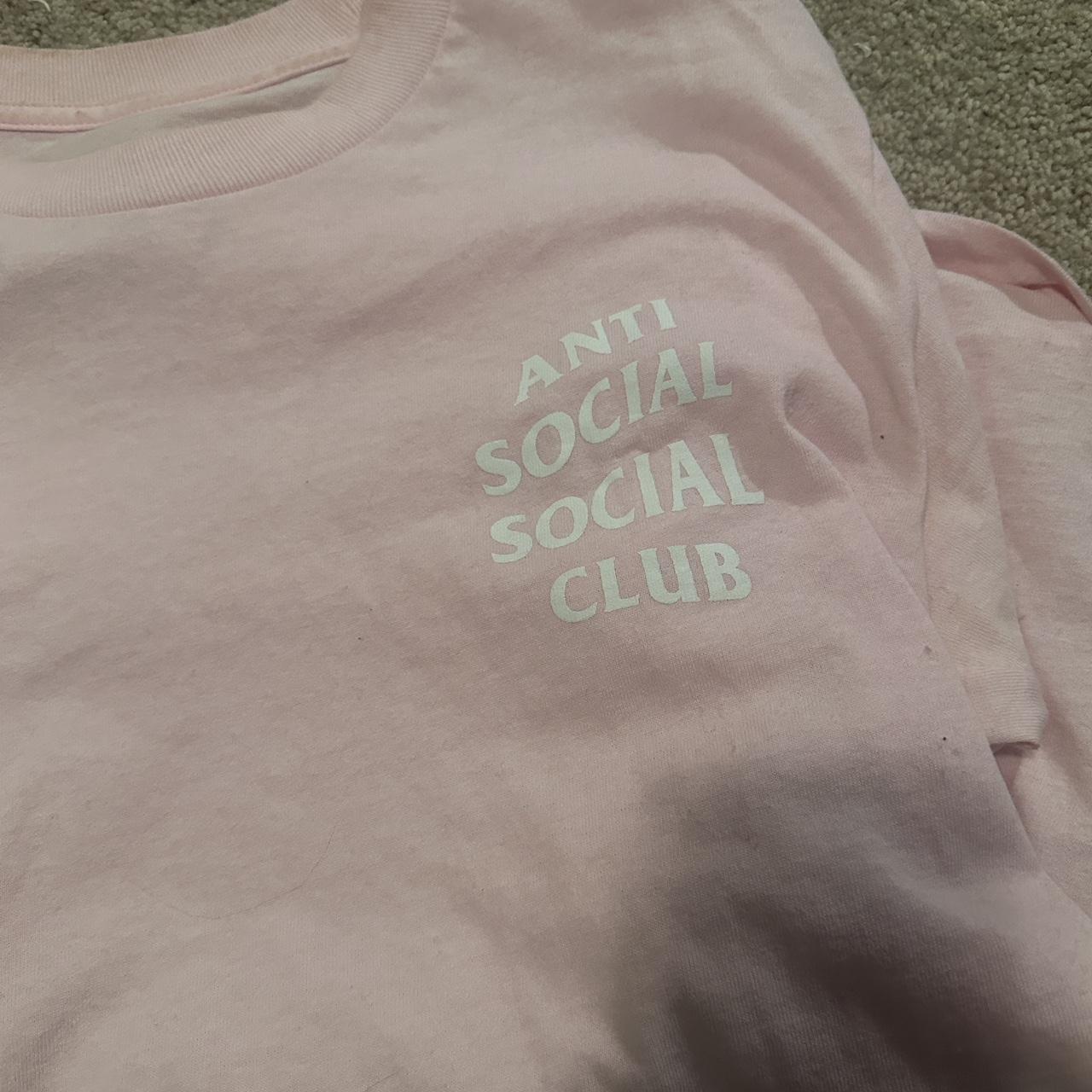 Anti Social Social Club Men's Pink T-shirt (2)
