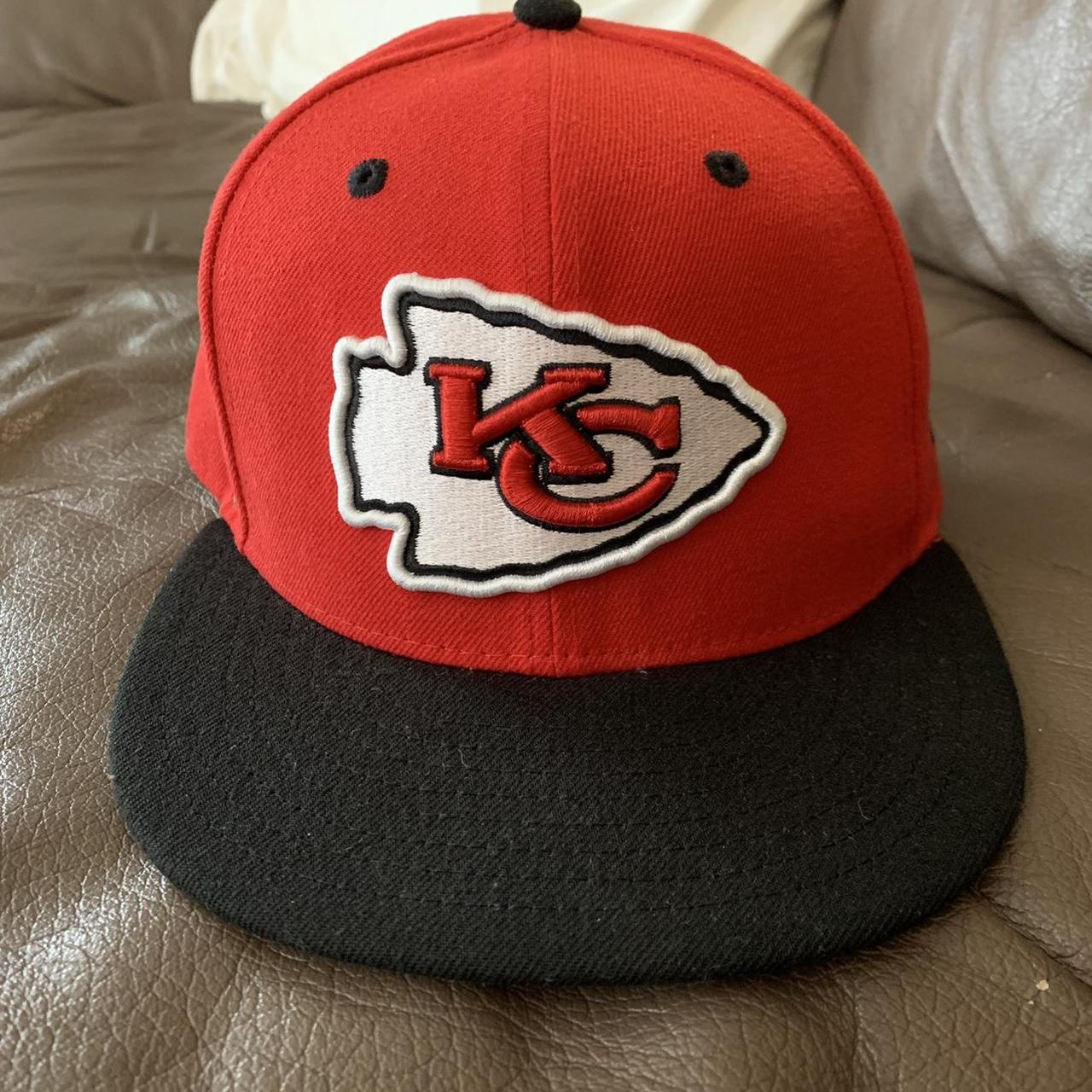 New Era Caps Kansas City Chiefs Throwback 59FIFTY Fitted Hat Red