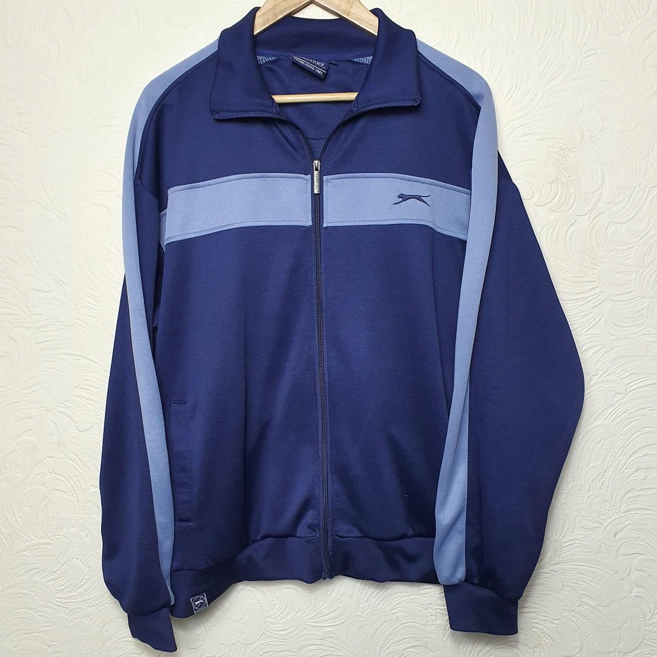 Vintage Slazenger track jacket Lightly worn Mens uk... - Depop