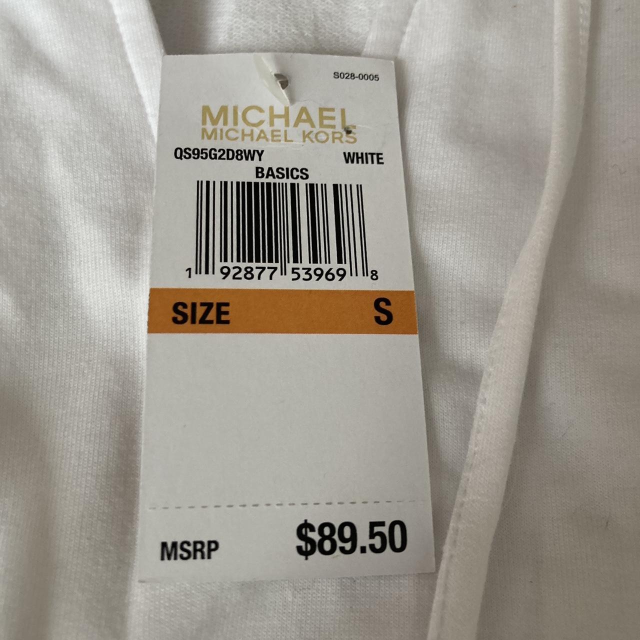 NWT authentic white Michael Kors hoodie with Depop