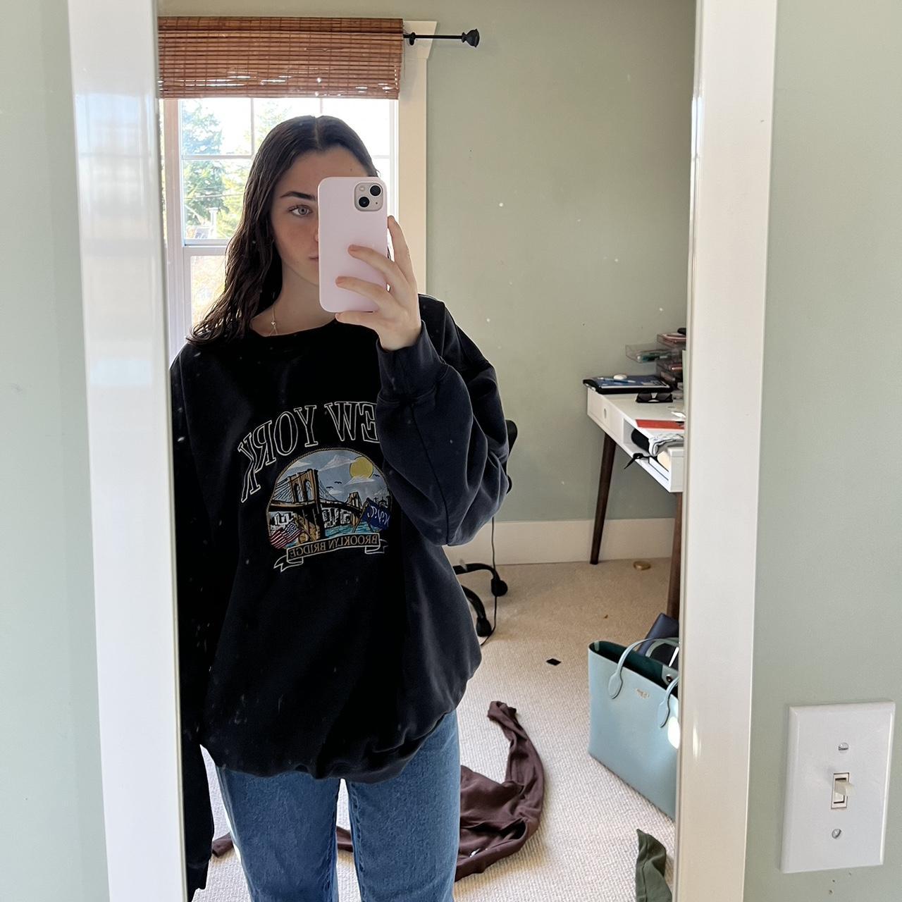 Brandy oversized New York crewneck Depop