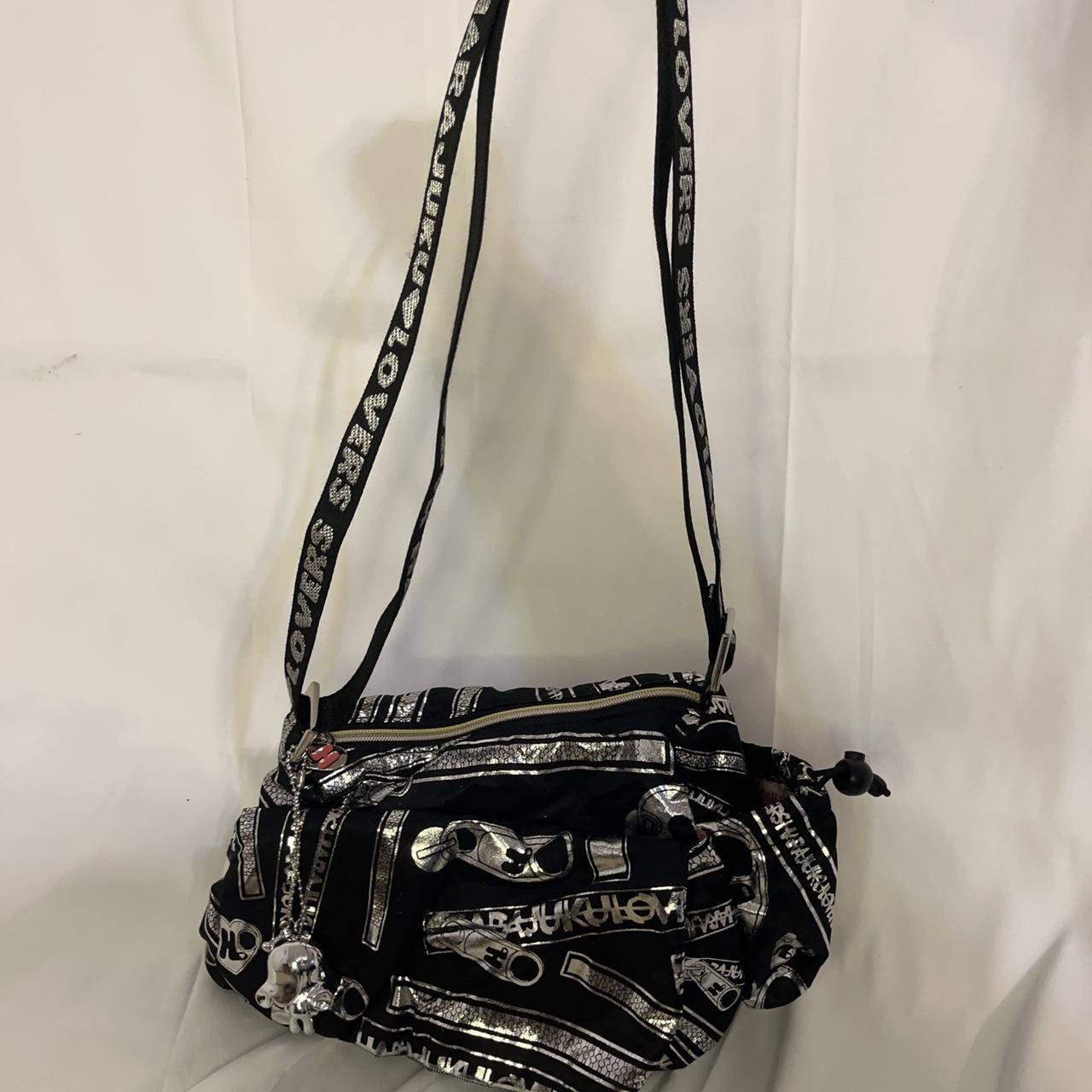 Harajuku Lovers Women's Black and Silver Bag | Depop