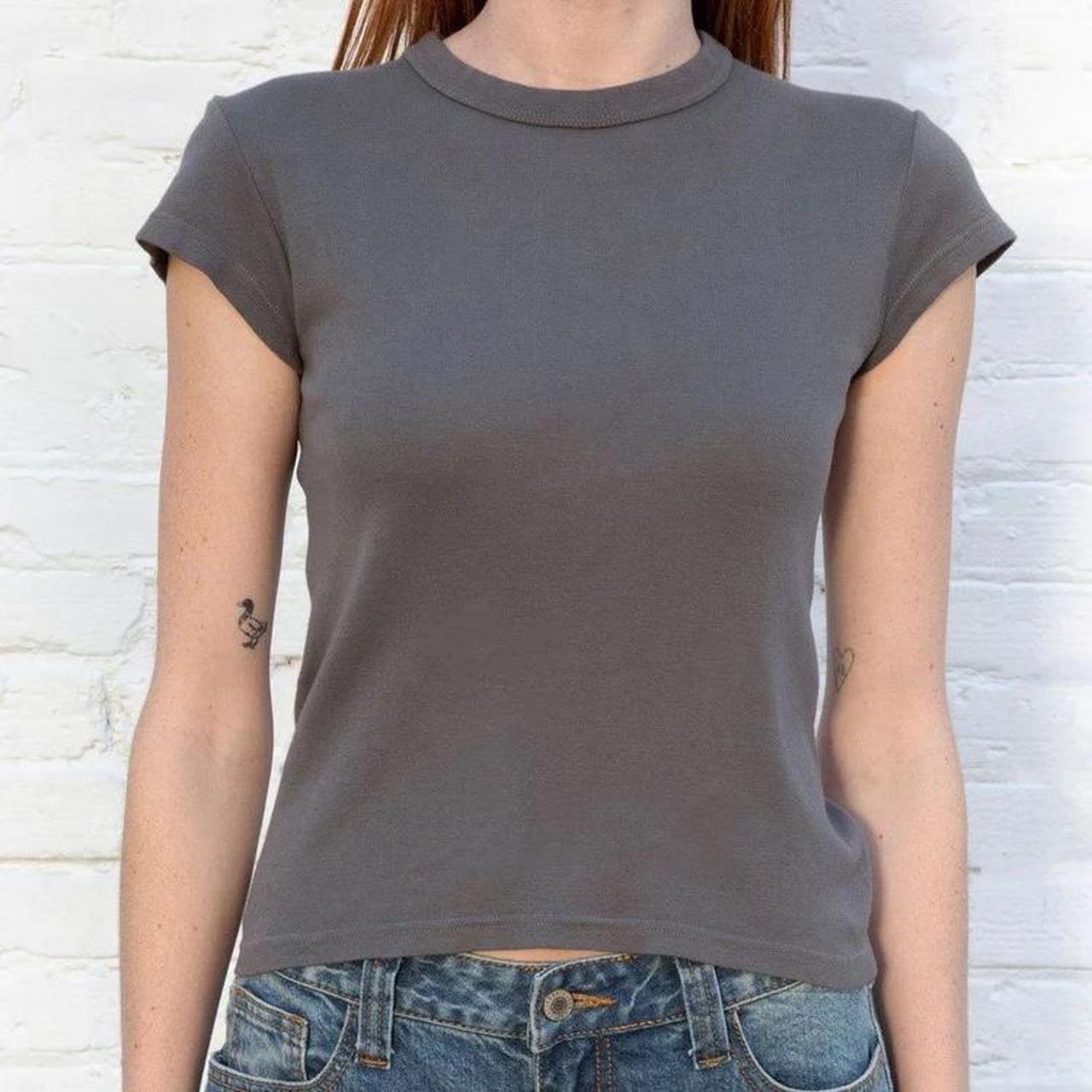 Brandy Melville Soft Hailie Top // Soft, fitted,... Depop