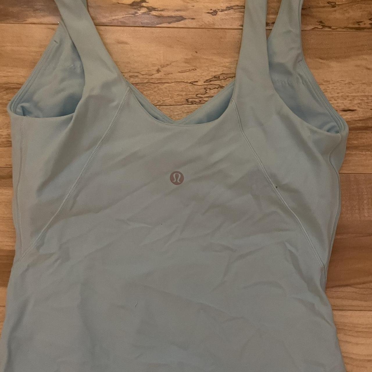 Light blue lululemon align tank, size 4 - Depop