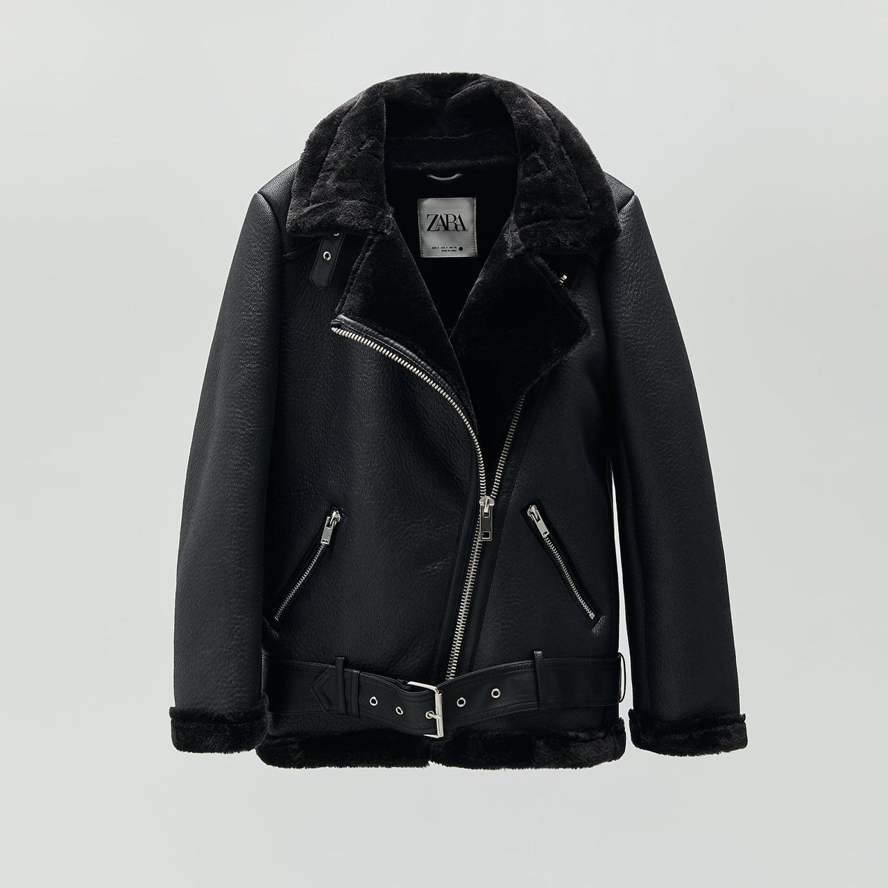 Zara ladies sale aviator jacket