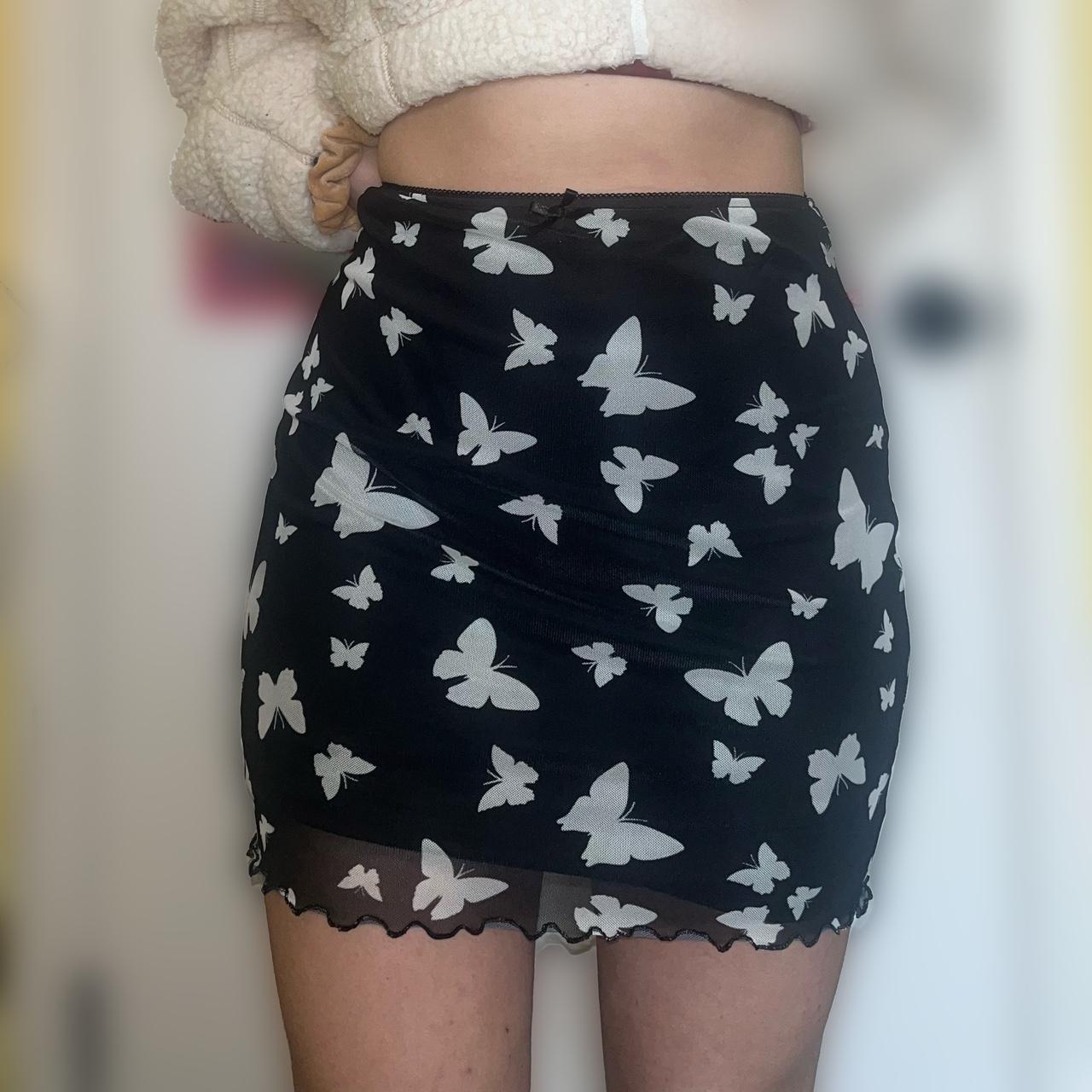 Black and outlet white skirt target