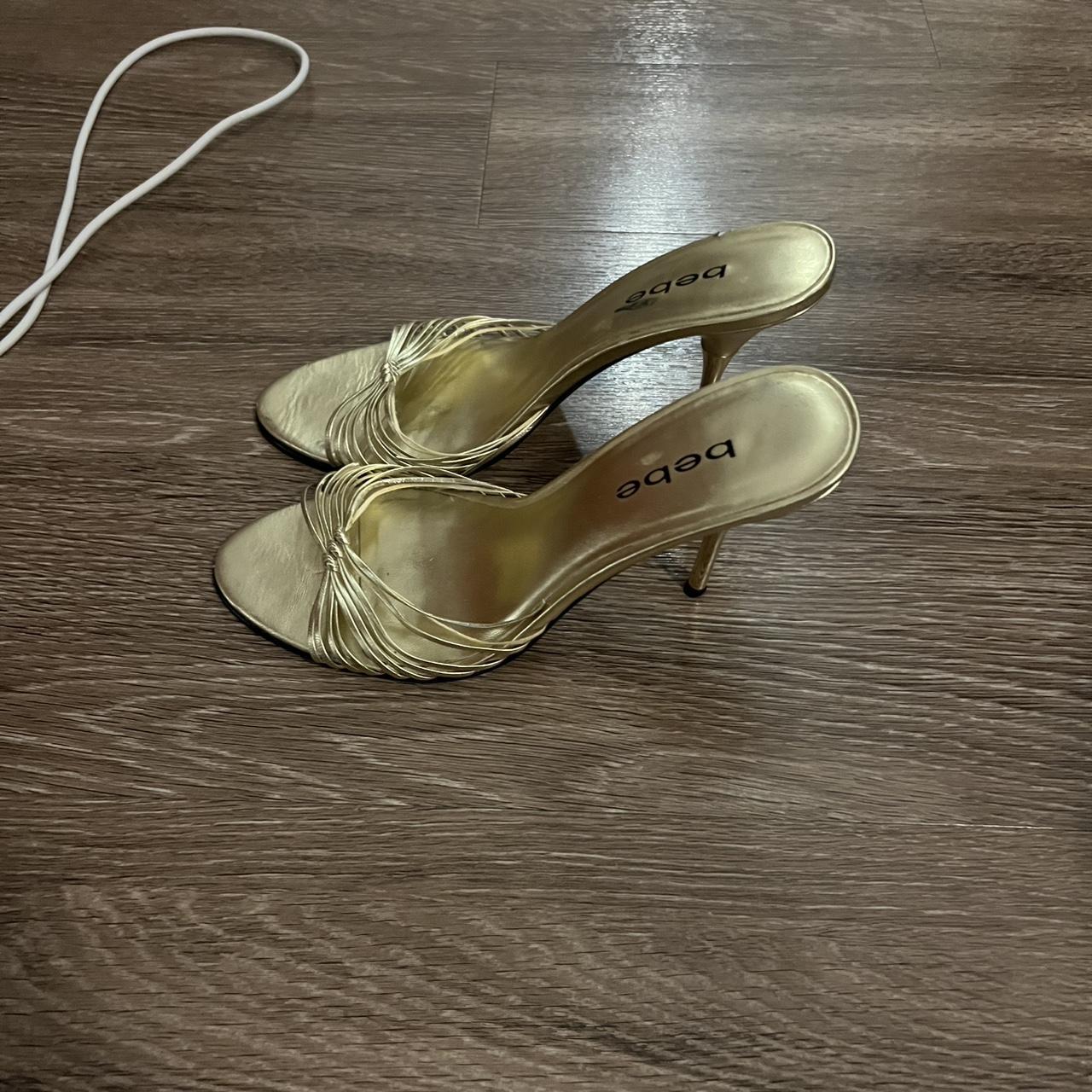 Vintage Bebe gold pumps Send offers!!! Prices... Depop