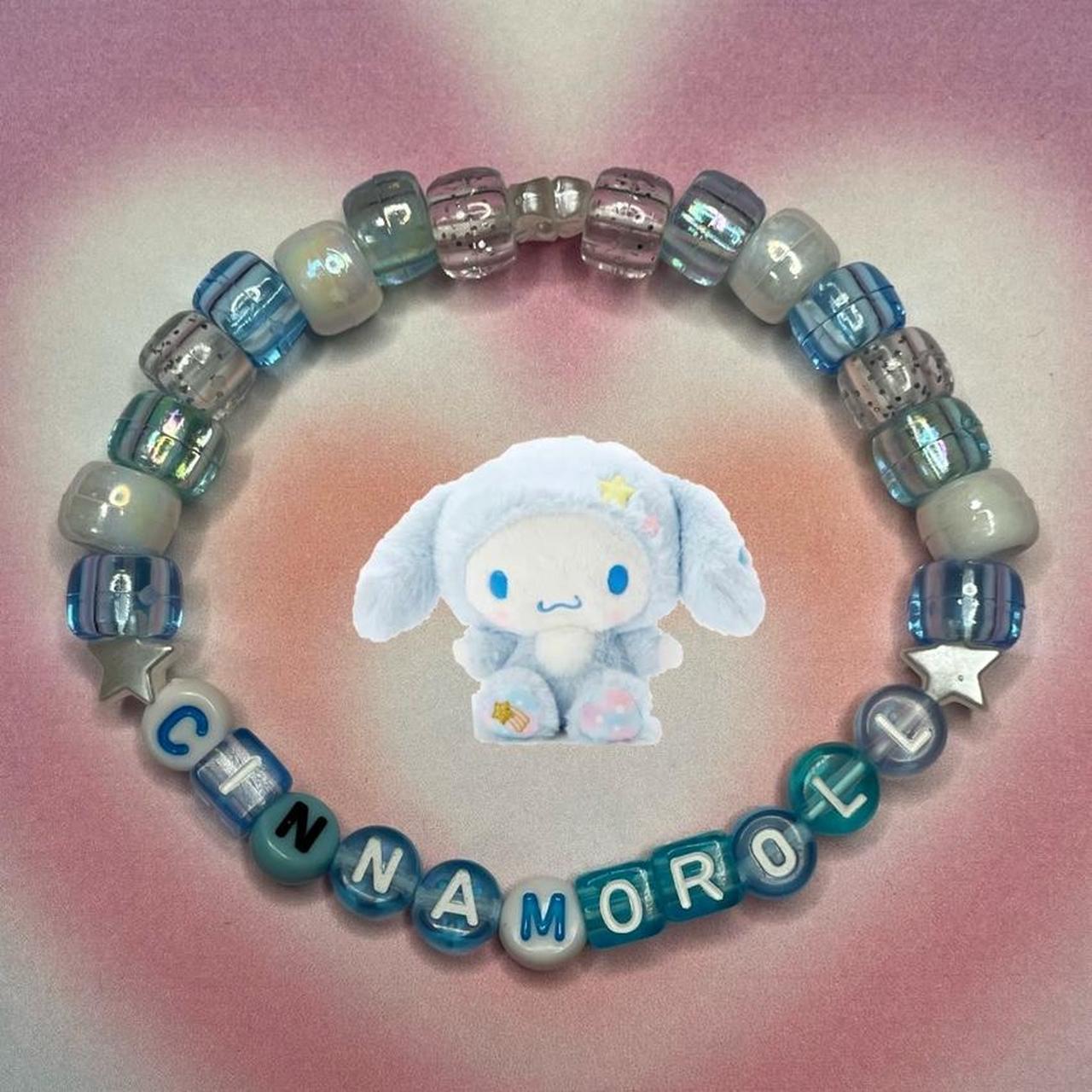 ♡ hello kitty kandi cuff - cute kawaii decora scene - Depop