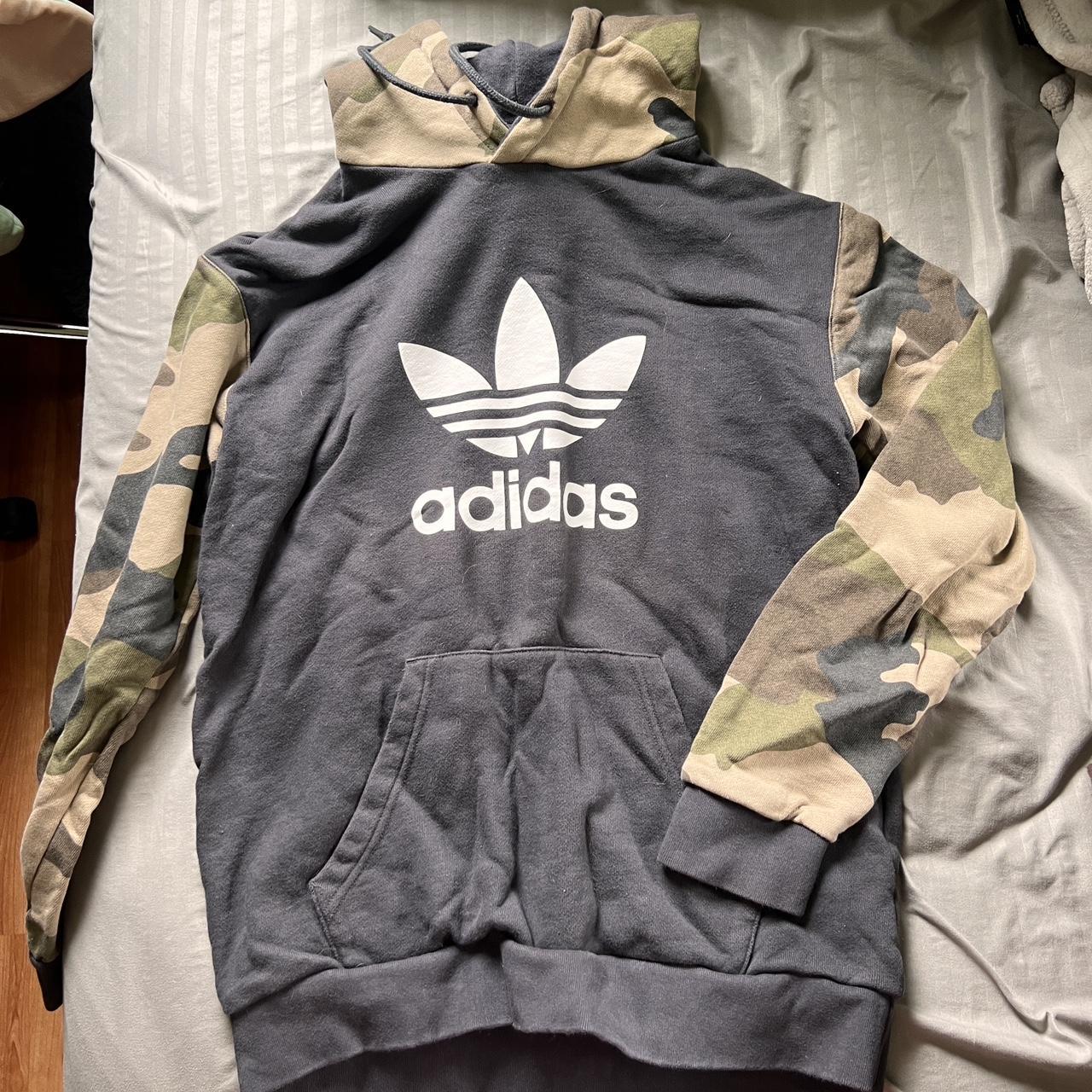 Adidas camo hoodie womens online