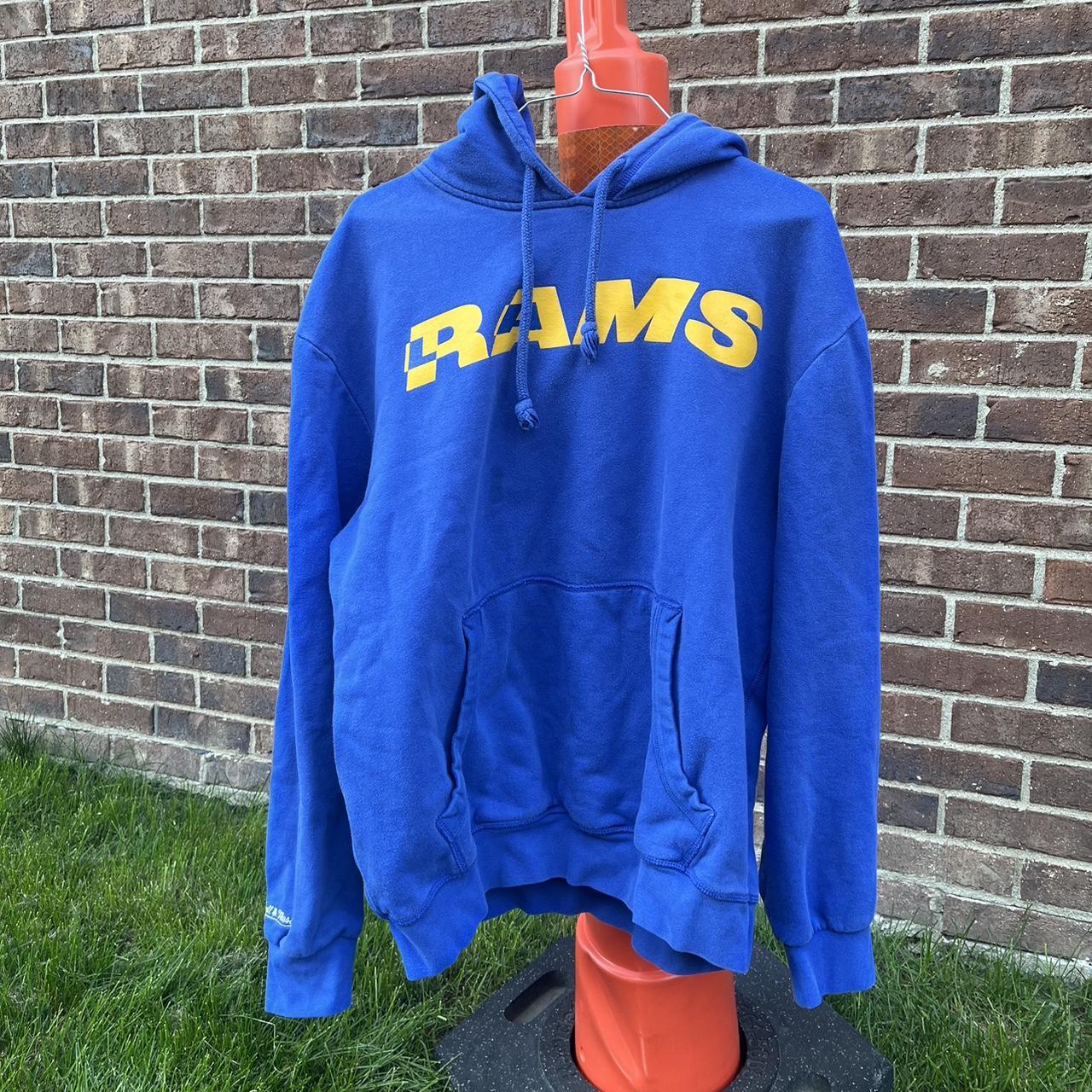 NFL Team Apparel LA RAMS Men's Hoodie Sweatshirt - Depop