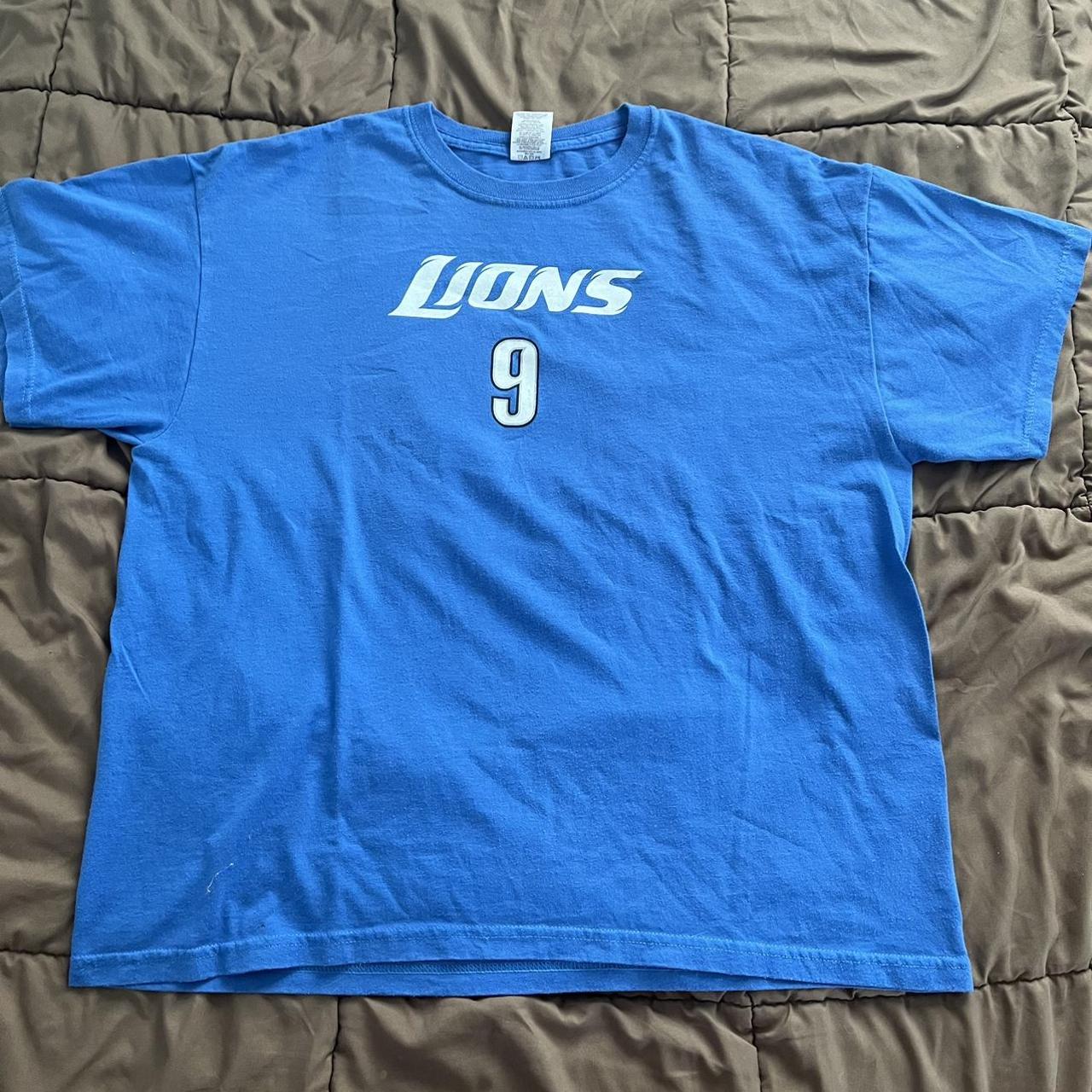 Matthew Stafford Lions Jersey Tee Size - Depop