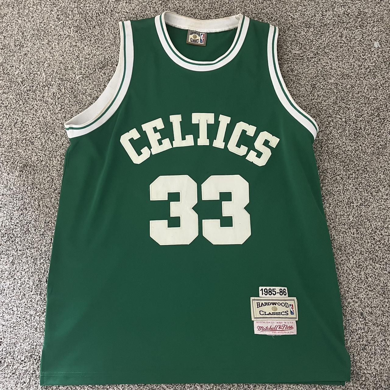 Vintage hardwood classics Boston Celtics jersey - Depop