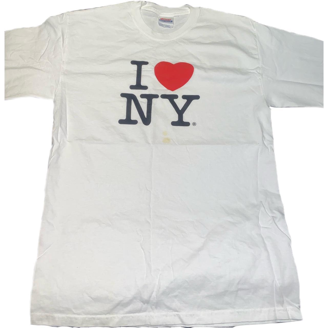 i love new york tee . adult medium, oversize small... Depop