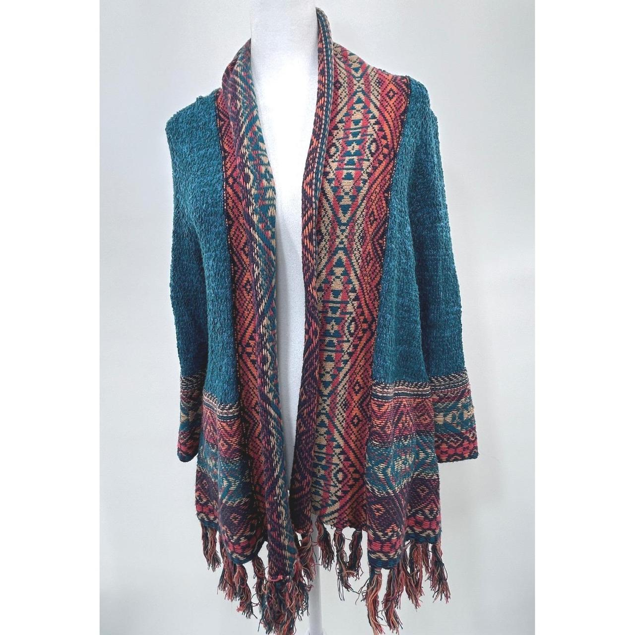 Ruby Rd. Women's Cardigan - Blue/Multi - S – Ruby… - image 2