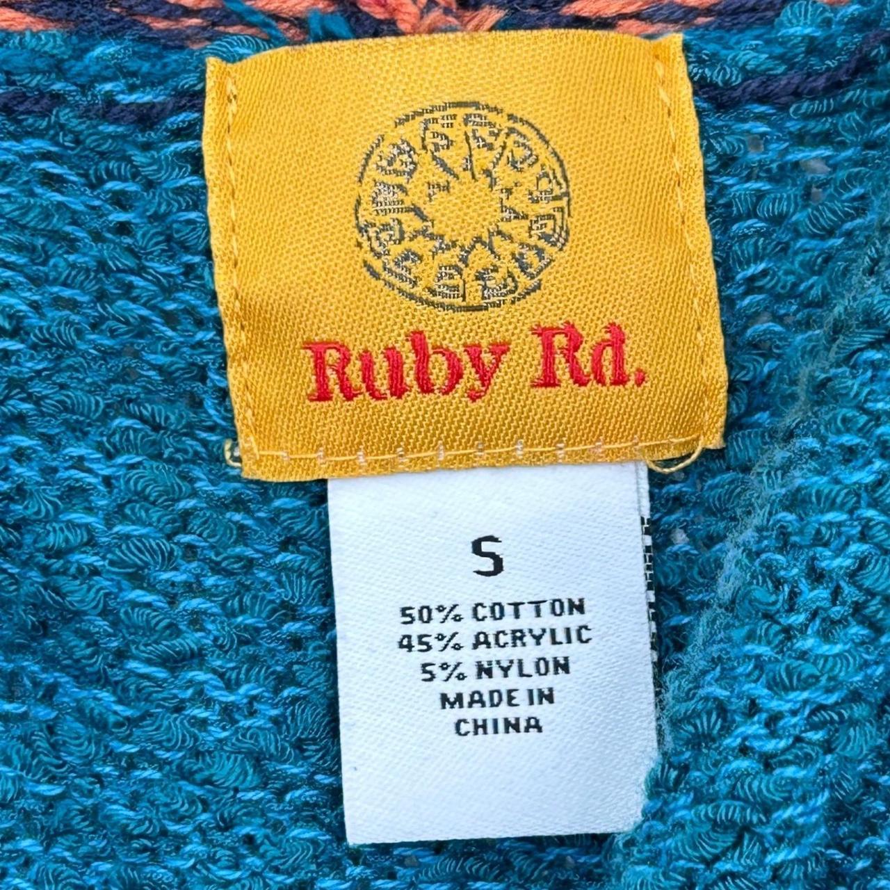 Ruby Rd. Women's Cardigan - Blue/Multi - S – Ruby… - image 8
