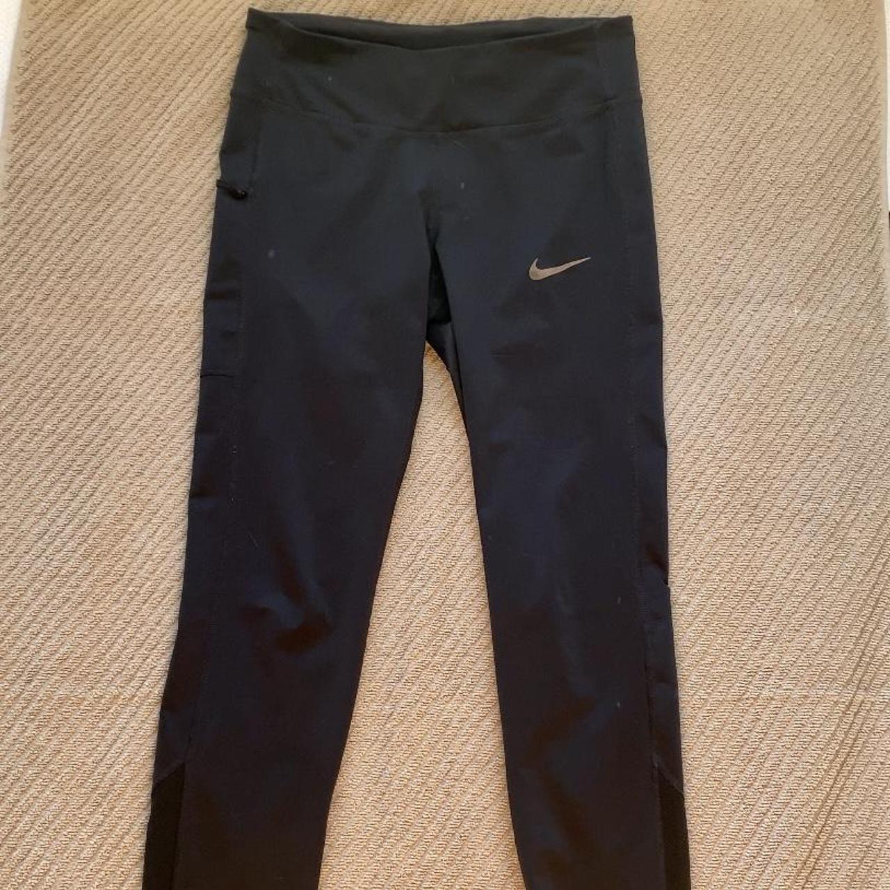 Nike dri-fit tights - Small size - Black - Pocket - Depop