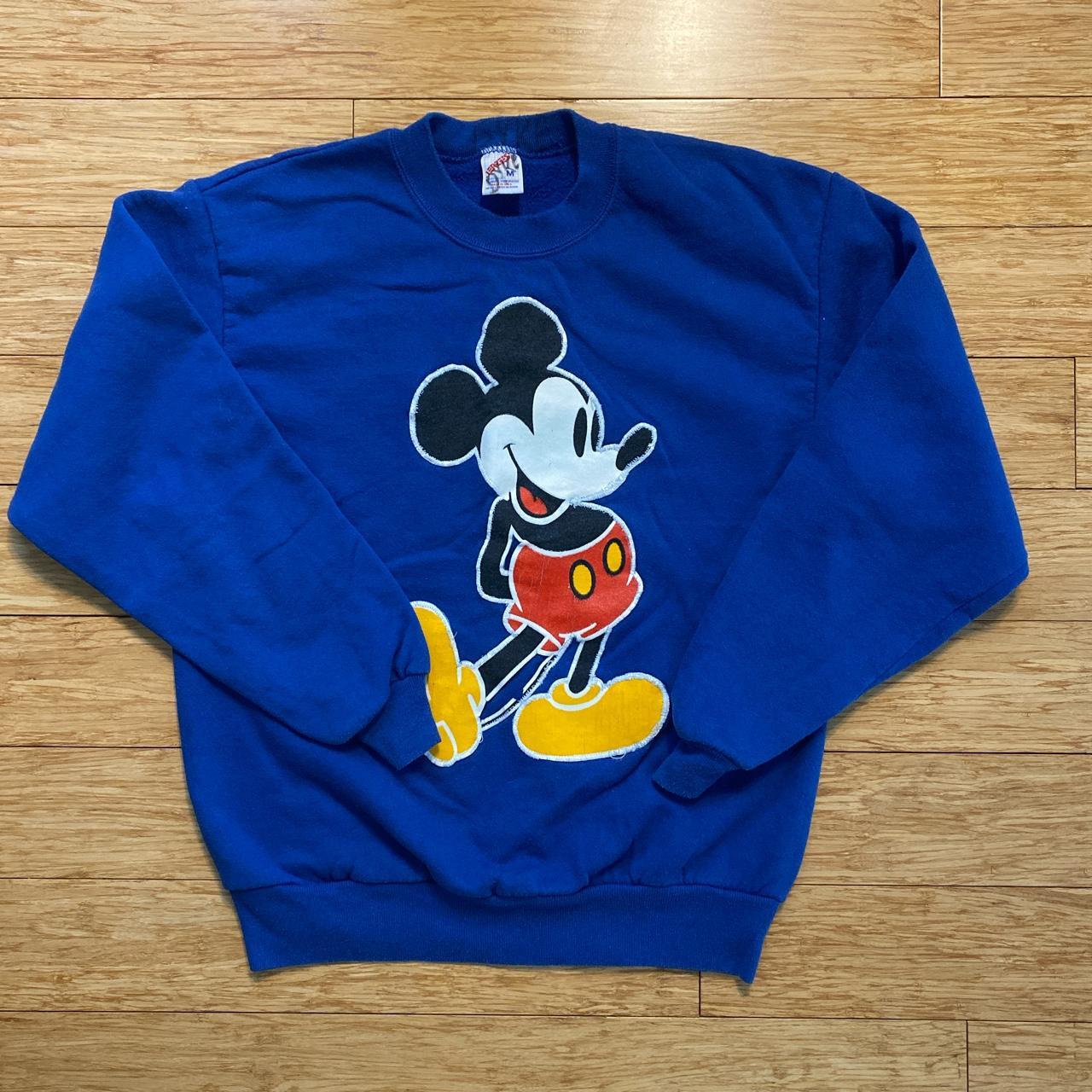 Blue mickey mouse sweater sale