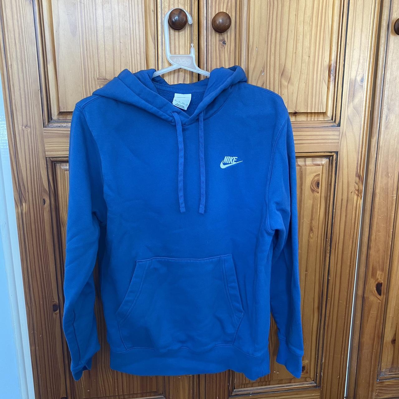 Nike Men's Blue Hoodie | Depop